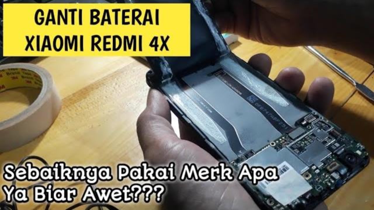 XIAOMI REDMI 4X GANTI BATERAI