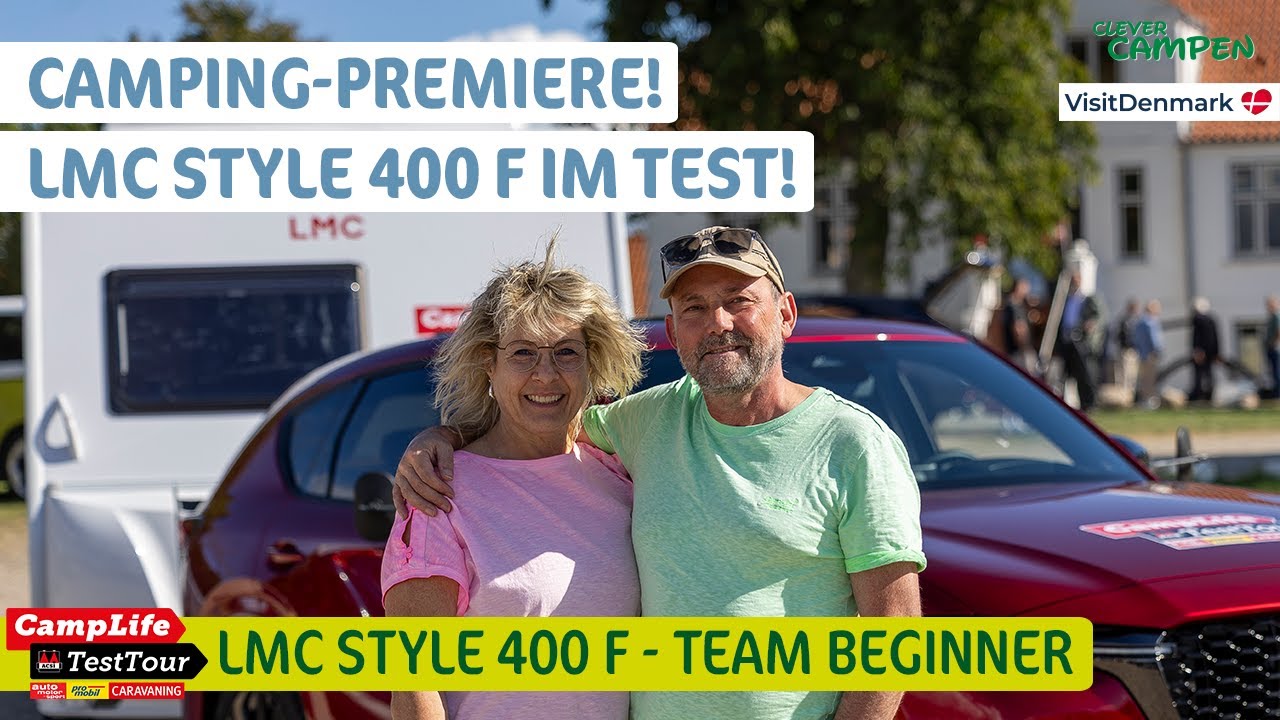 LMC Style 400 F: Team Beginner auf der CampLife TestTour | Schlafen im Aufstelldach & Wendigkeit