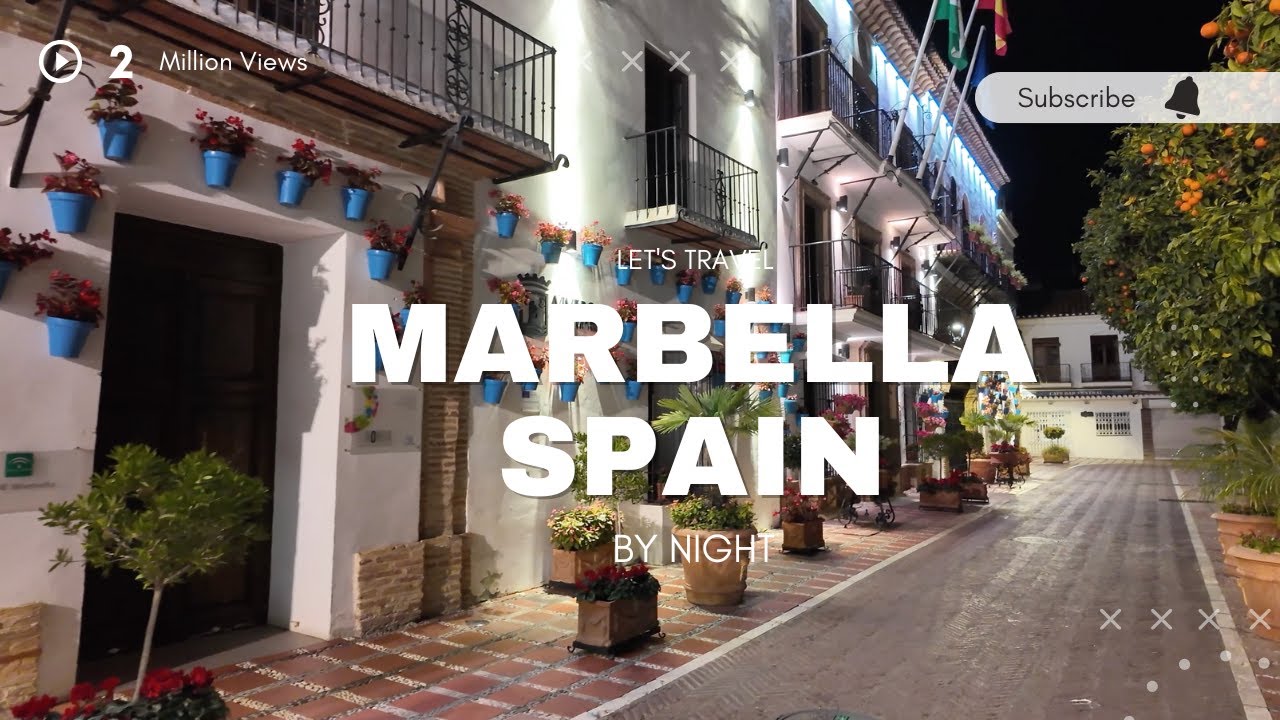 Marbella SPAIN 🇪🇸 4K Walking Tour 🌴
