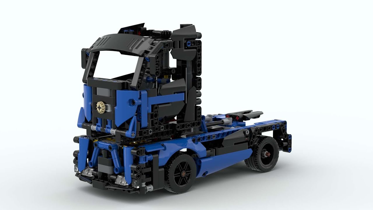 Lego 42123 European Truck rotate 3D
