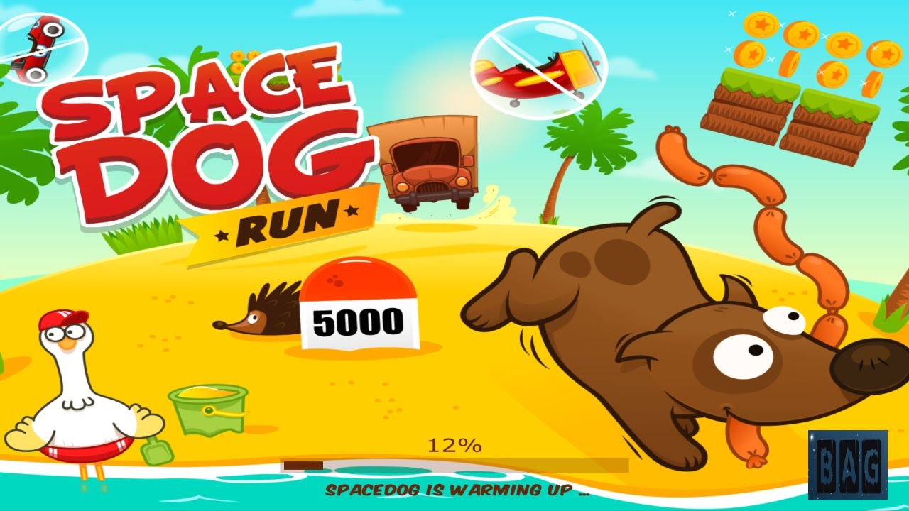Space Dog Run (HD GamePlay)