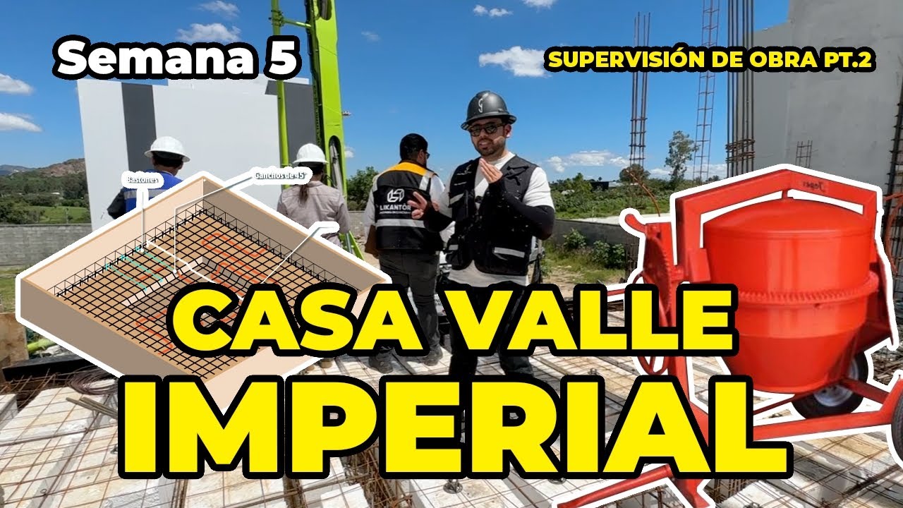 Semana 5 pt. 2 | supervisión de obra | ¡AL FIN UNA CASA CON LA SEPARACIÓN entre casa y casa! 