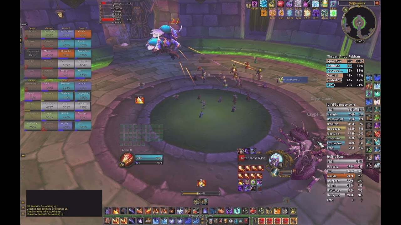 Naxxramas Week 2 1st Try Fire mage