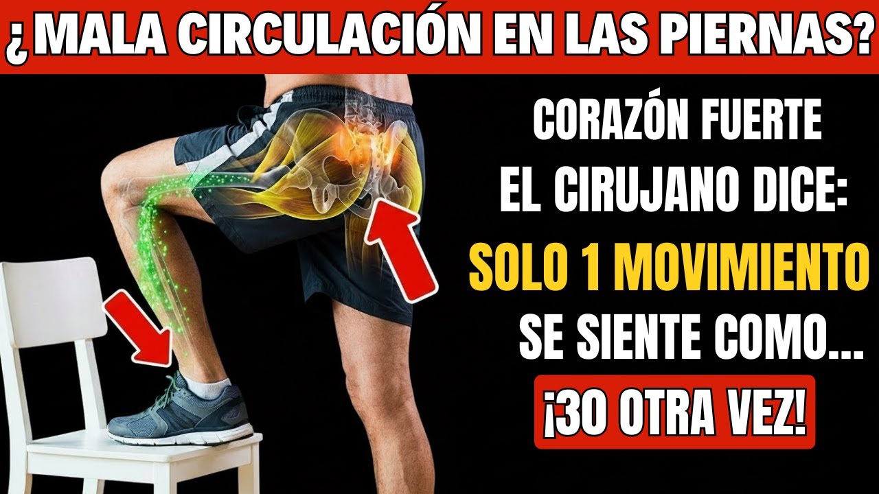 MÉDICO REVELA: EL EJERCICIO #1 PARA MEJORAR LA CIRCULACIÓN EN LAS PIERNAS DESPUÉS DE LOS 60