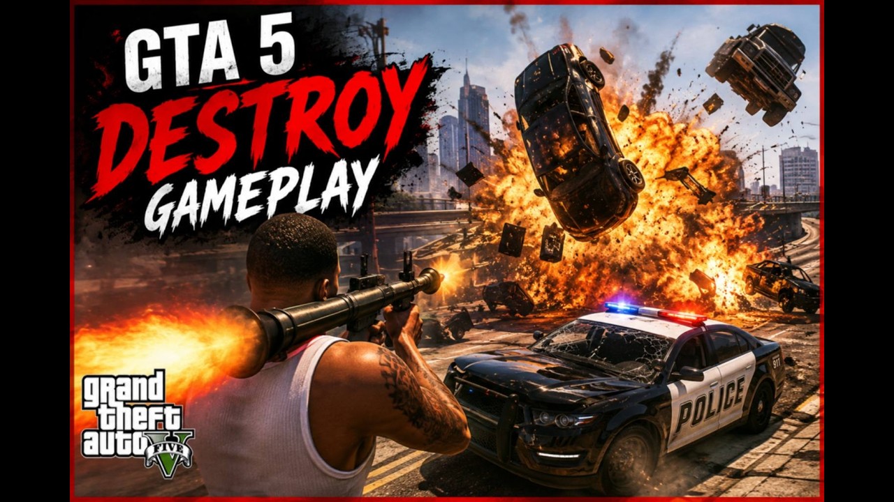УНИЧТОЖАЕМ ВСЁ В GTA V🔥 #gtav #gtavlive #gtavgameplay