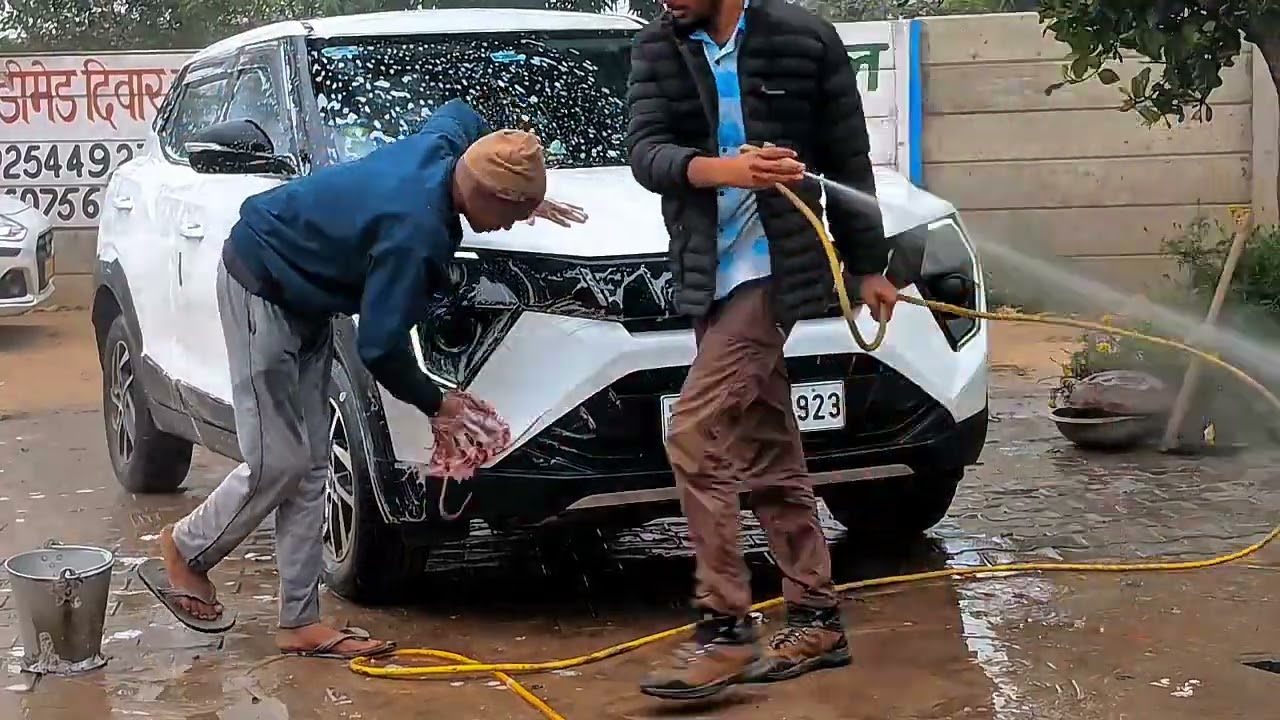  Mahindra XUV 3XO car clean wash🚘✨️