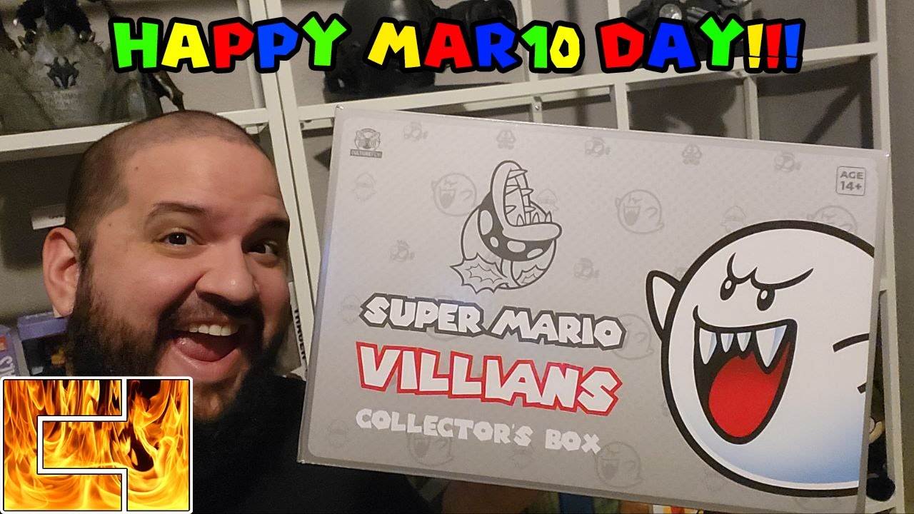Happy MAR10 Day!!!  Opening a Super Mario Villains Collectors Box!