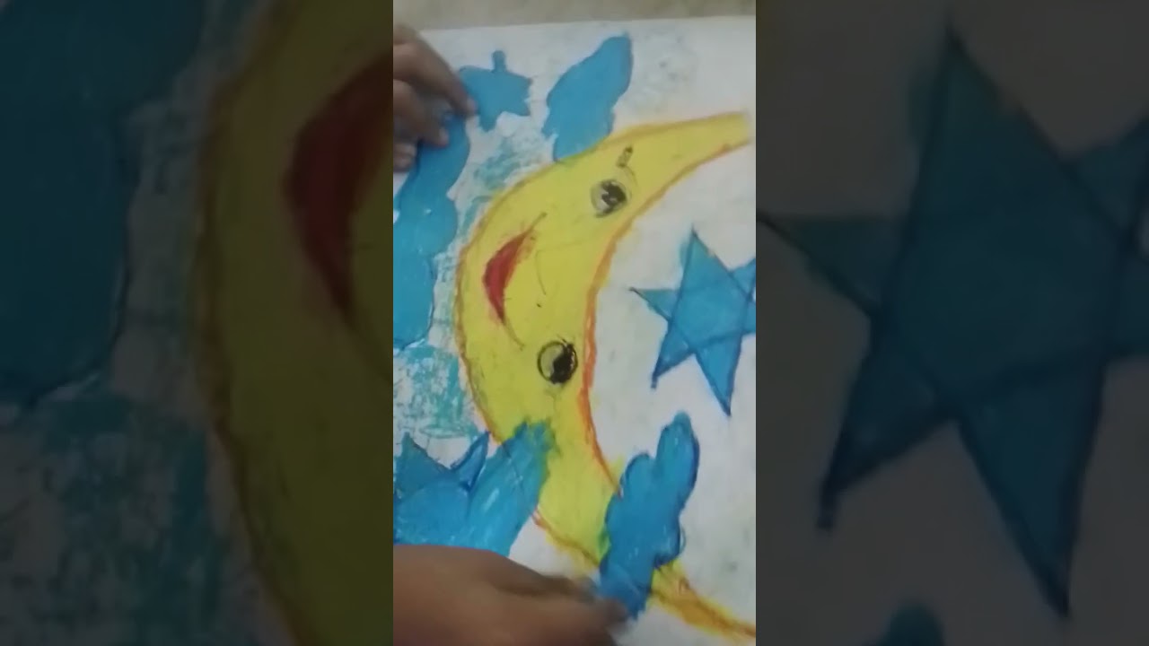 🌜⭐ senior kg colour practice with decoration part 1 🖍️🌜⭐