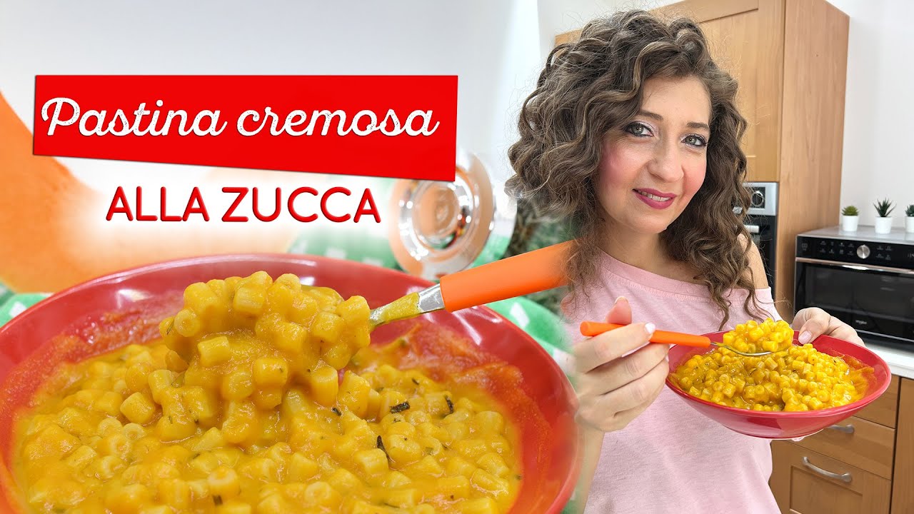 Pastina con la zucca calda e cremosa: primo piatto autunnale super buono!