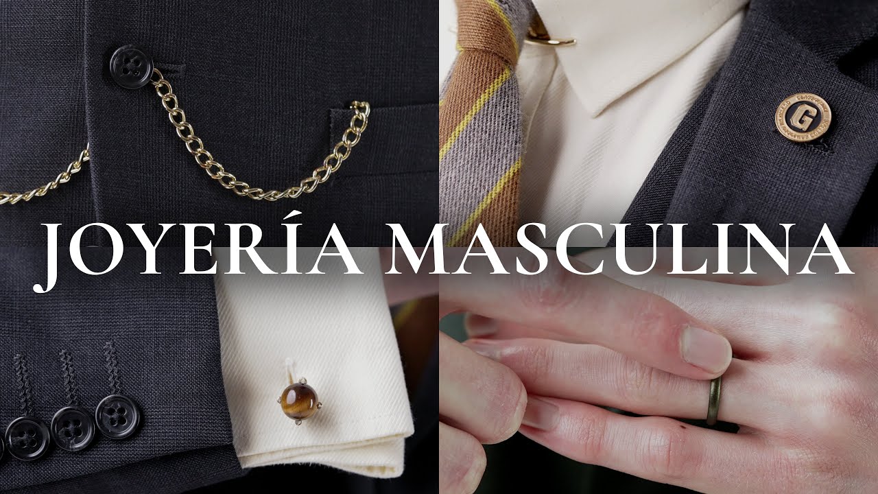 Joyería masculina: todo sobre anillos, cadenas y más accesorios