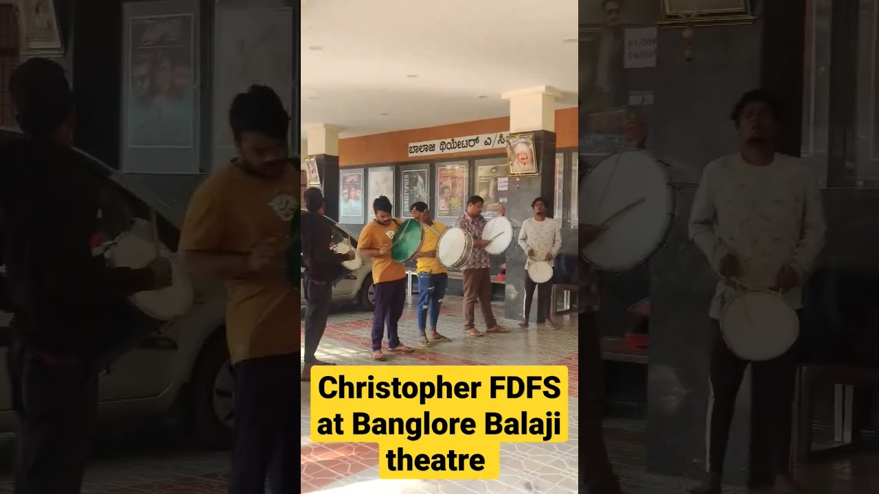 🔥Christopher FDFS Celebration 🎉 at Banglore Balaji theatre