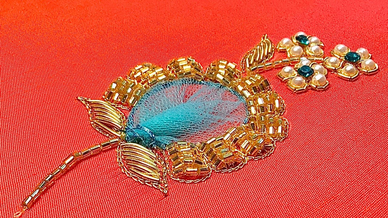 Net embroidery technique tutorial