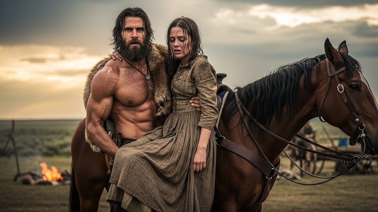 She Had Been Left Behind When the Wagon Train Moved On—Mountain Man Found Her and Became Her Home