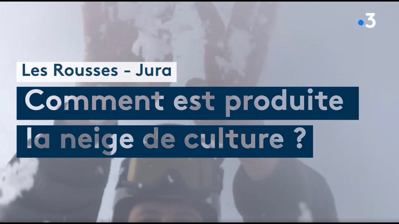 Jura : comment est produite la neige de culture de la station de ski des Rousses ?