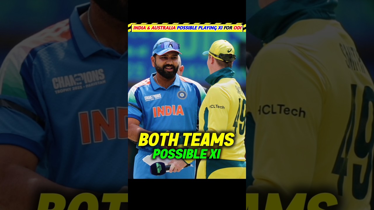 IND & AUS Possible Playing XI For ODI