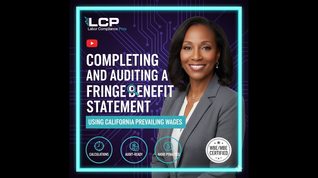 Completing and Auditing a Fringe Benefit Statement Using California Prevailing Wages