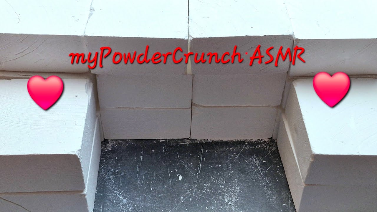 Hard Plain Jane Crush • Gym Chalk Blocks • Crunchy Crispy • ASMR • Oddly Satisfying • Stress Relief