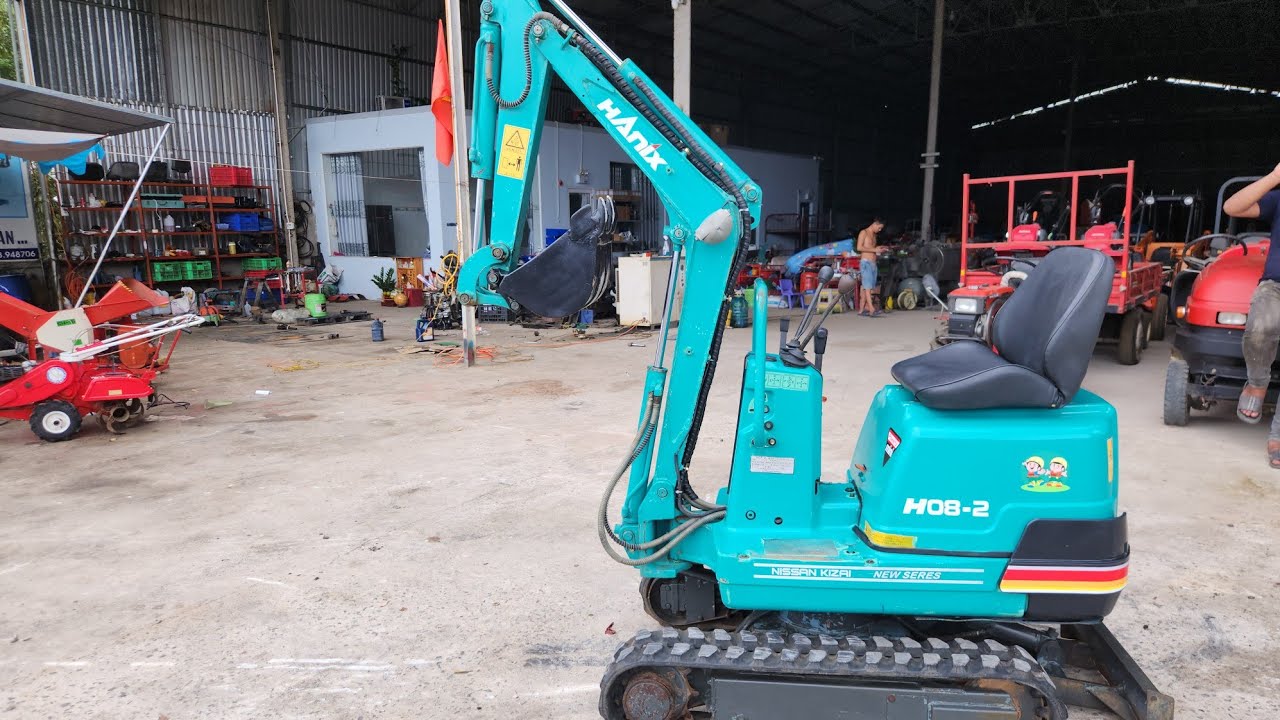 Siêu Phẩm Xe Múc Mini Hanix H08 Tại Nông Cơ Nguyễn Văn Châu : 0373453633 - 0972547272
