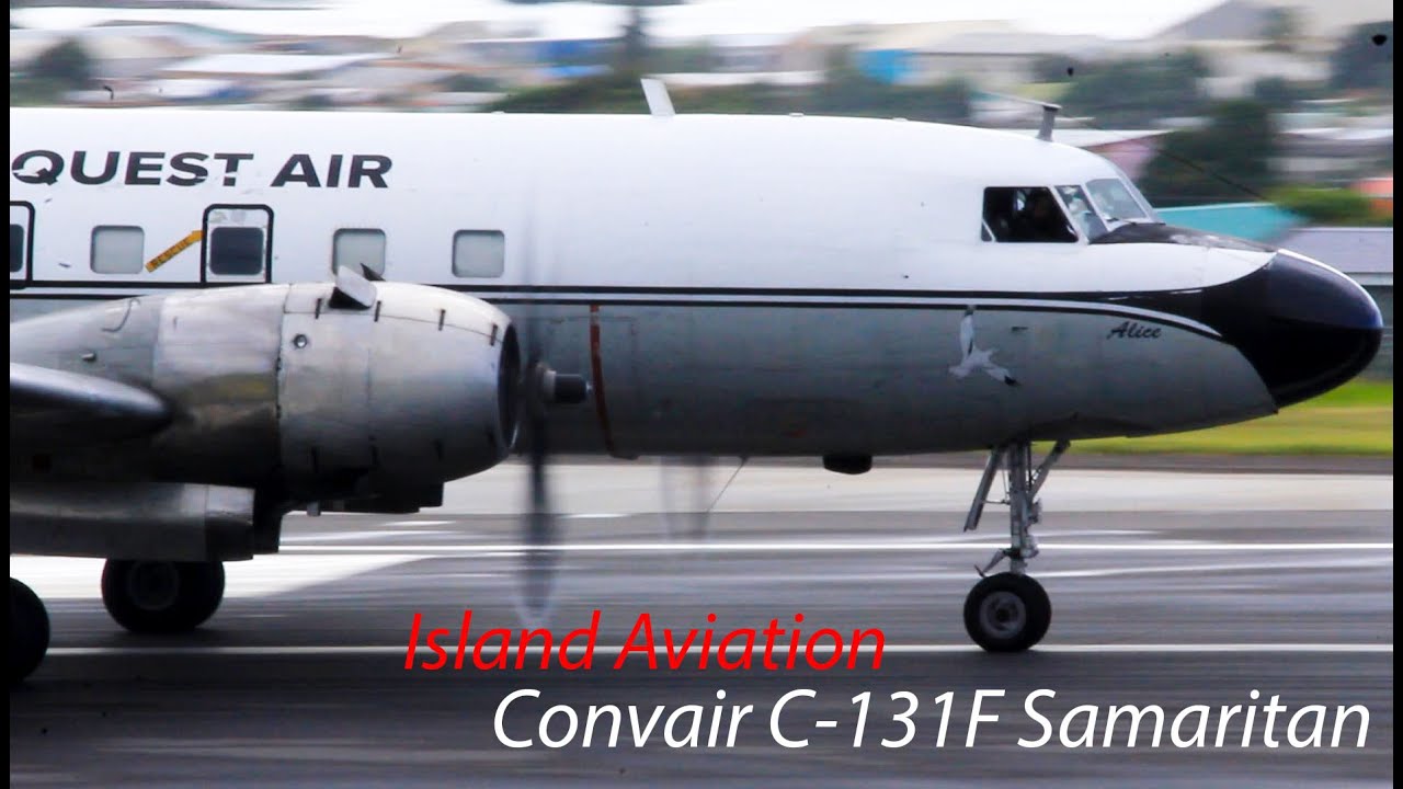 Conquest Cargo Convair C-131F | Arrival | St. Kitts to Miami | Old Bird Going Strong !!!