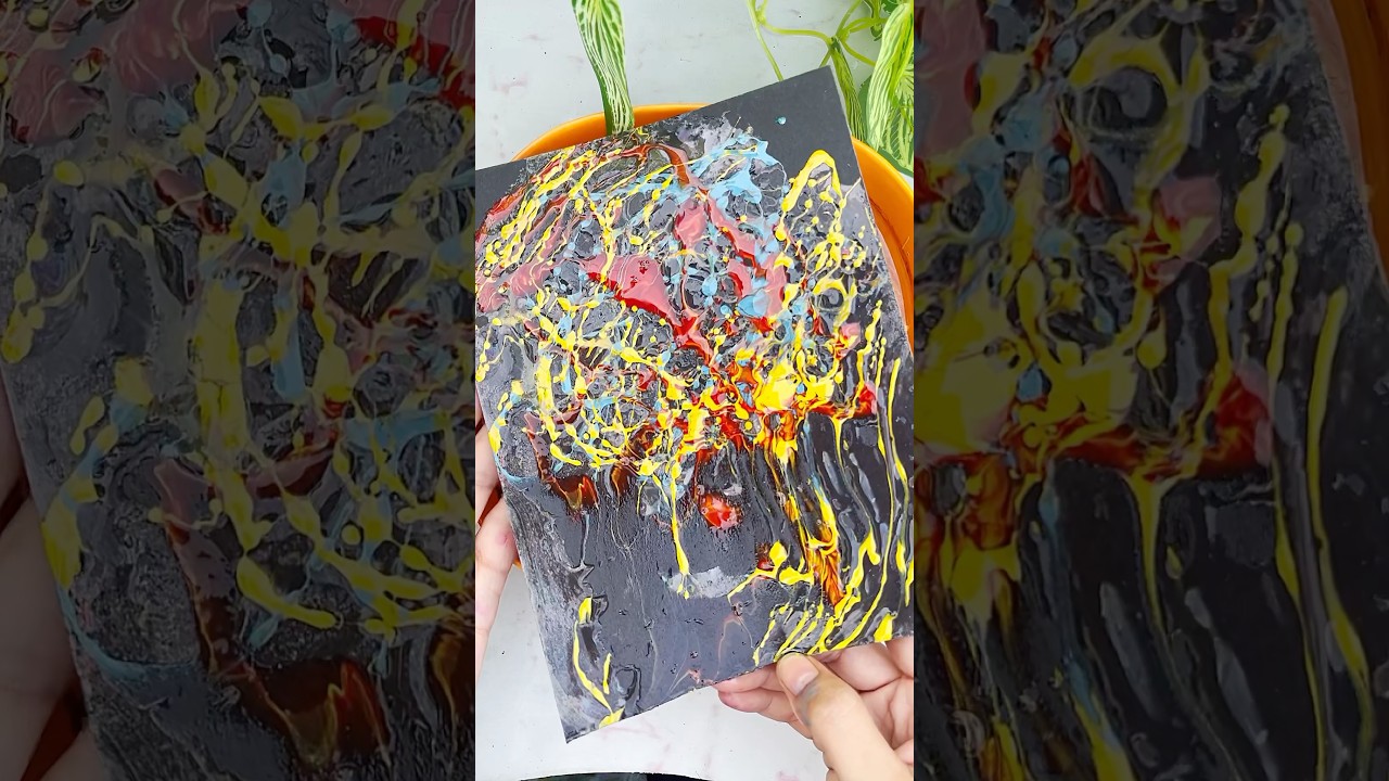 Black paper. Bold colours. Limitless imagination#AbstractArt #ColorTheory#VisualExpression #artvibes