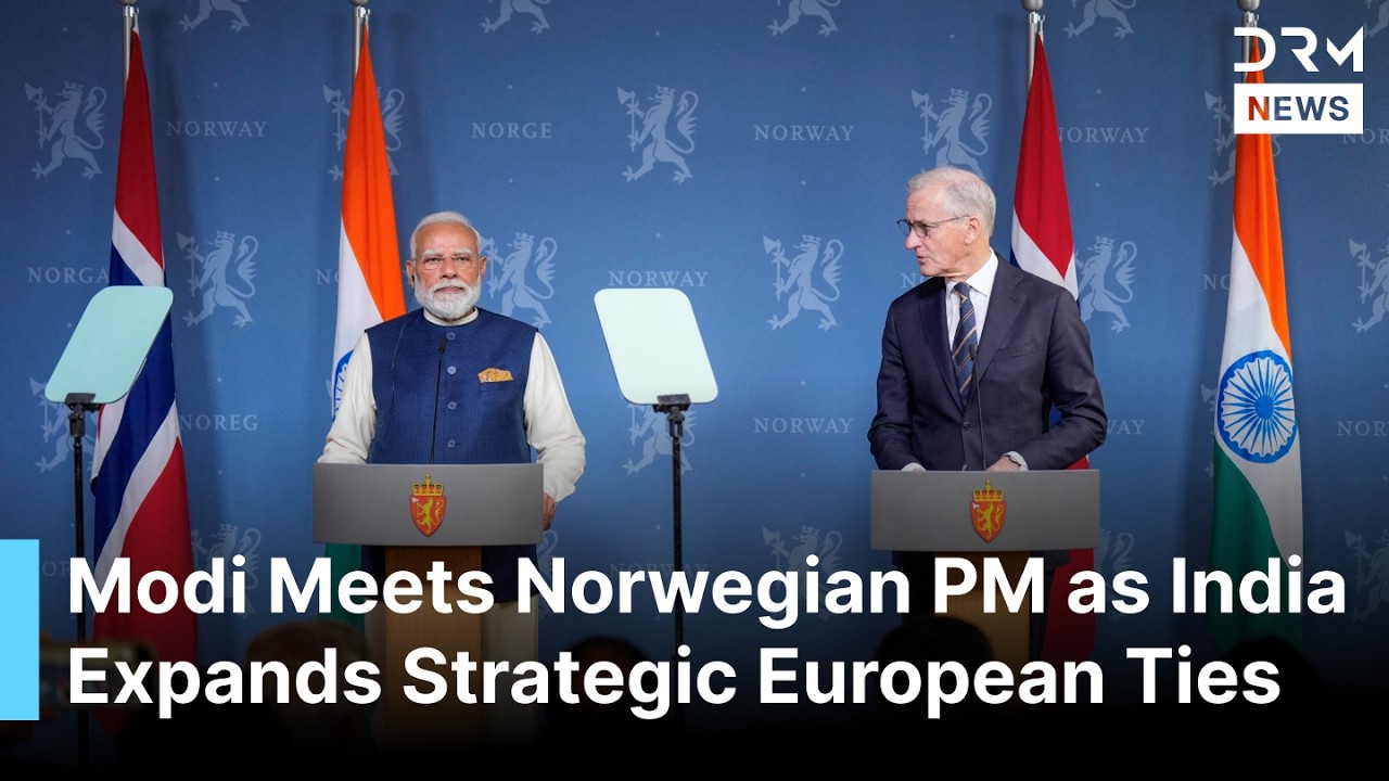 FULL PRESSER: Indian PM Modi and Norway PM Jonas Gahr St&oslash;re Hold Talks in Oslo | AC1G