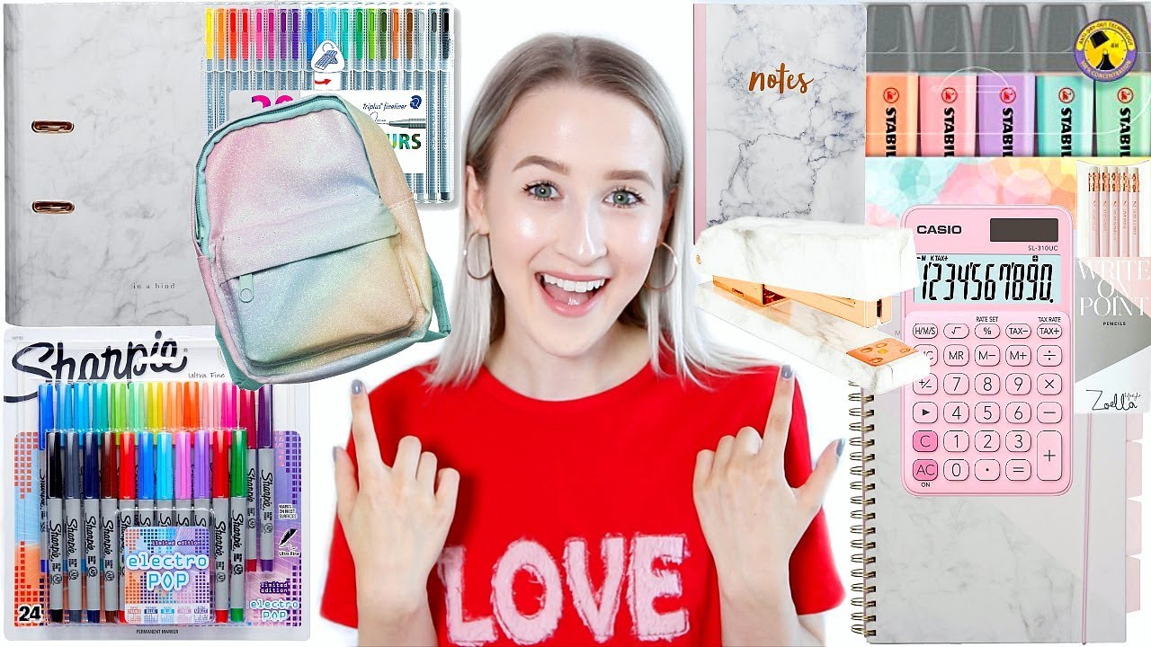 Back To School Supplies Haul 2018 + GIVEAWAY | Sophie Louise
