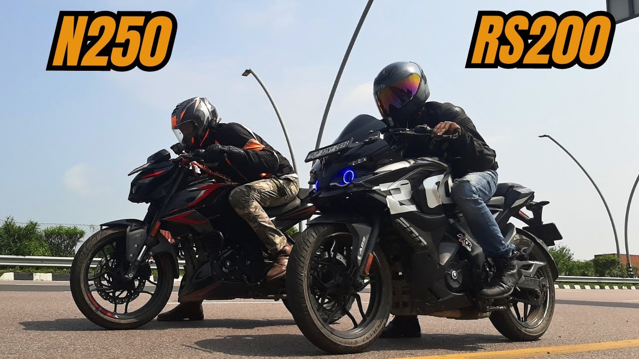 2024 Pulsar N250 vs RS200 BS7 Drag Race