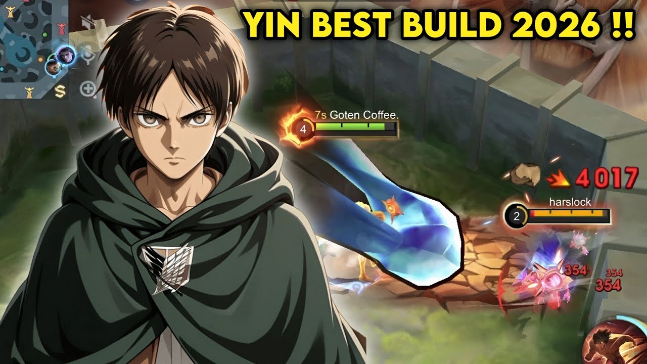 YIN NEW BEST BUILD AND EMBLEM TO RANK UP FASTER IN 2026!🔥 (You must try!) - MLBB