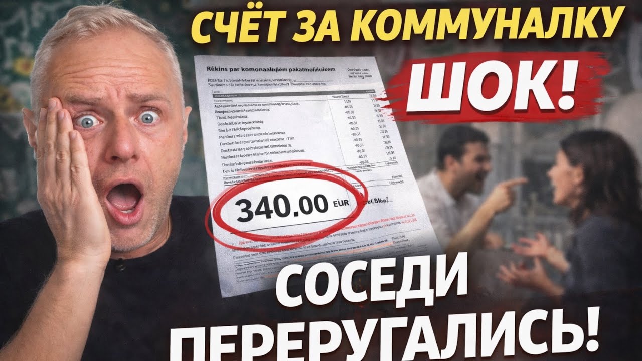 Рига, Латвия 📌 счёт за коммунальные поверг меня в шок. Скандал с управляющей компанией в общем чате.
