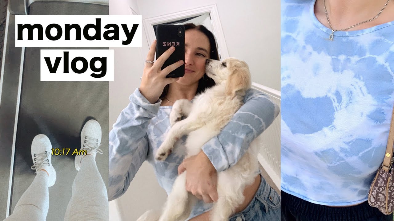 PRODUCTIVE MONDAY VLOG: working from home, 10 minute curls & break up explanation