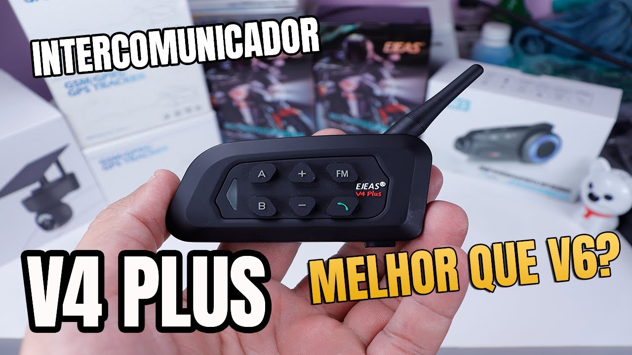 Intercomunicador para moto V4 Plus ! Melhor que V6?
