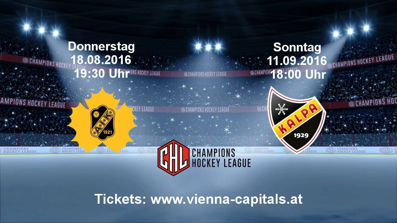 Die UPC Vienna Capitals in der CHL 2016/17 - Teaser