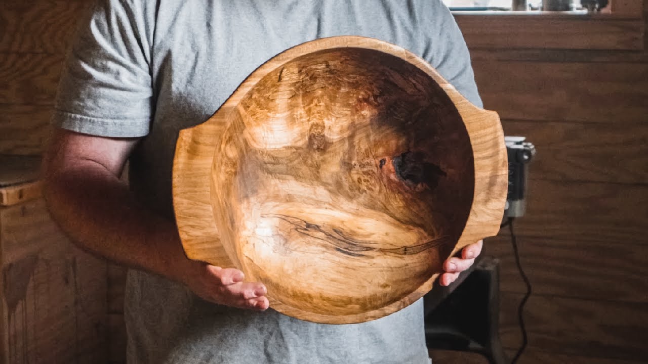 A Modern Twist on a Timeless Piece | Wood Turning a Dough Bowl