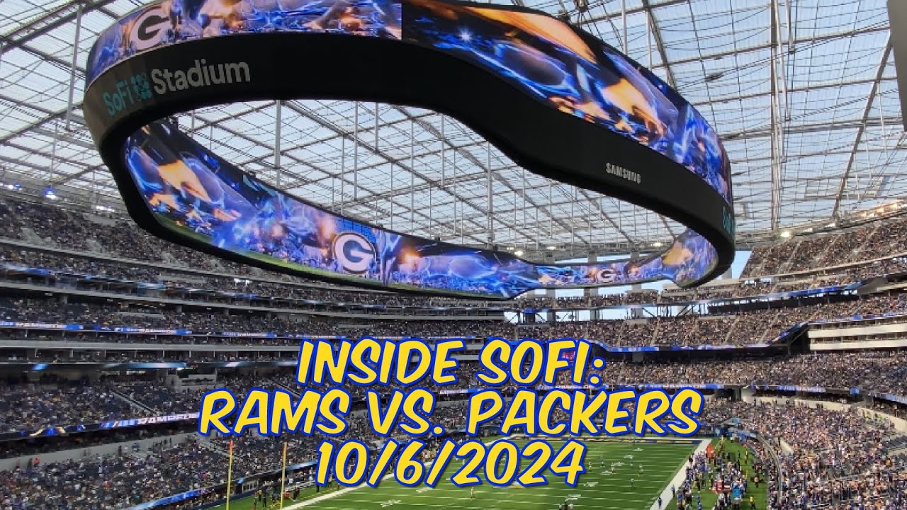 Inside SoFi in 4K: LA Rams vs Green Bay Packers 10/6/2024 #losangelesrams #greenbaypackers
