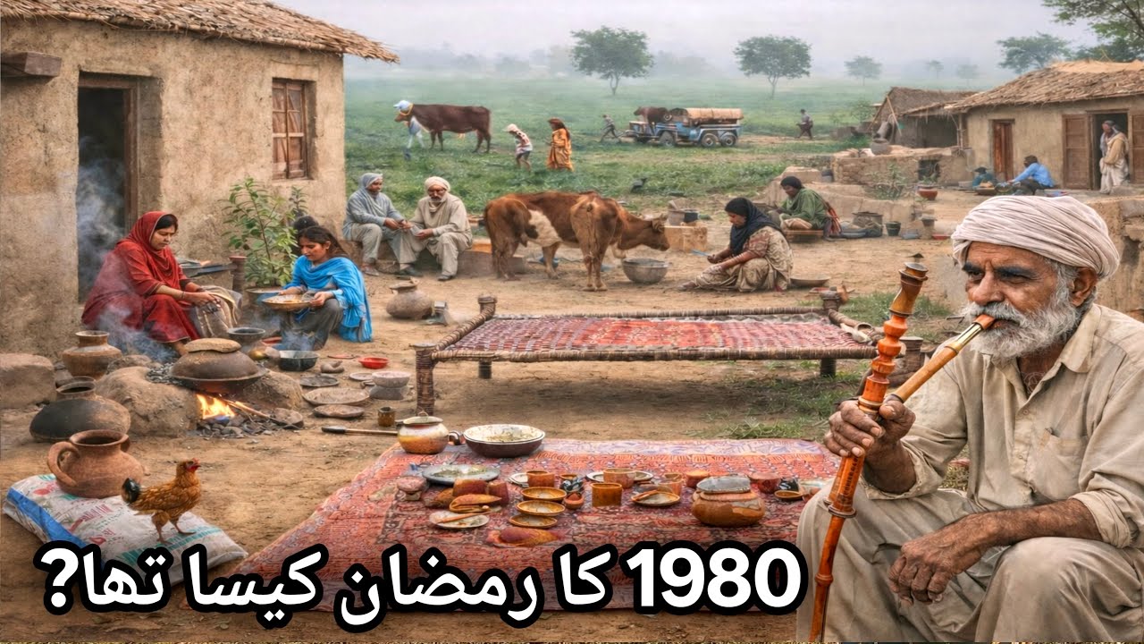 1980 K RAMZAN KI PURE VILLAGE LIFE | DIL KO CHOO JANE WALI YADEIN | PAKISTAN VILLAGE LIFE