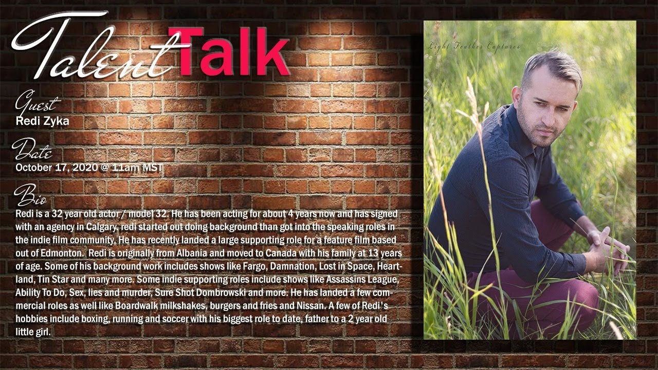 Talent Talk Interview - Redi Zyka