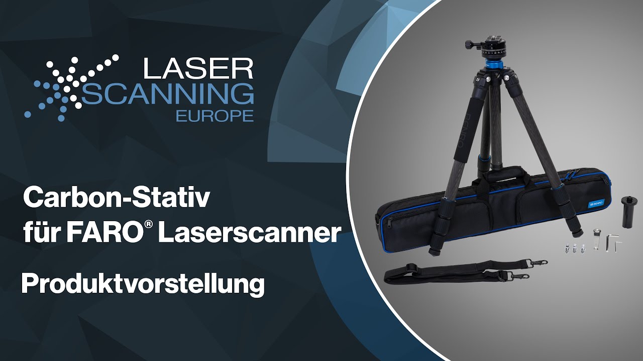 Carbon-Stativ f&uuml;r Laserscanner - Produktvorstellung