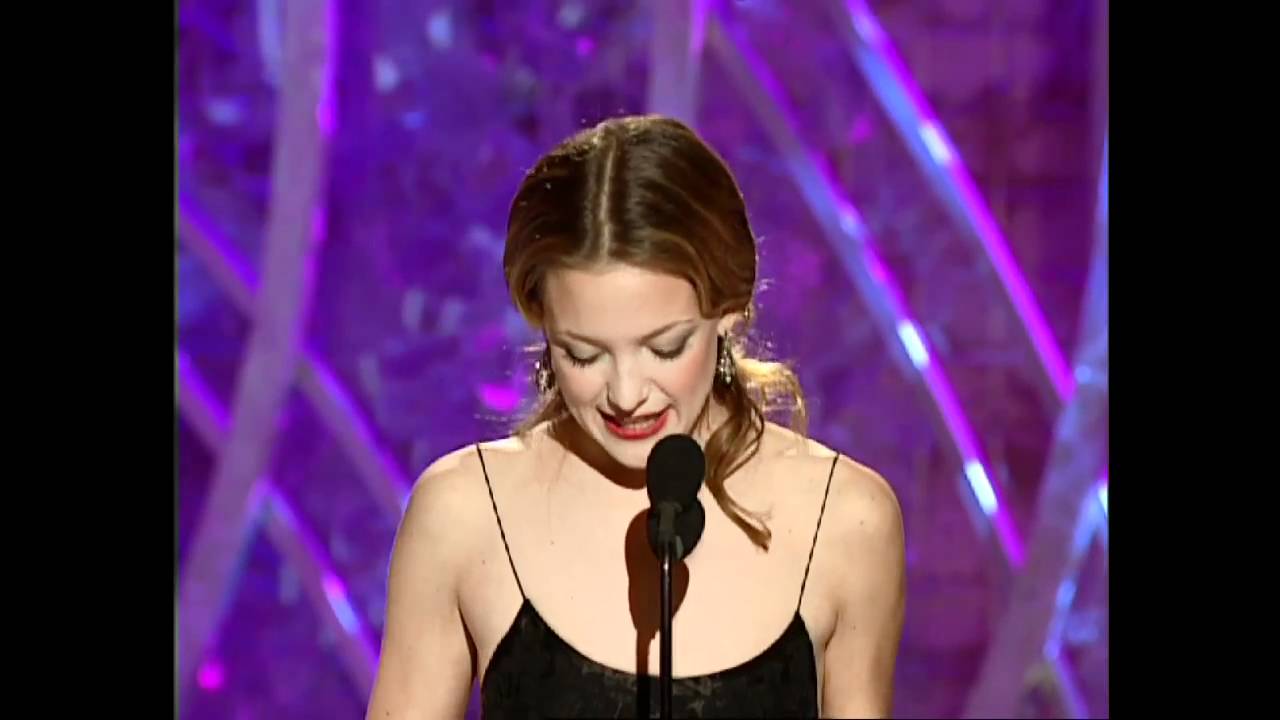Kate Hudson Wins Best Supporting Actress Motion Picture - Golden Globes 2001