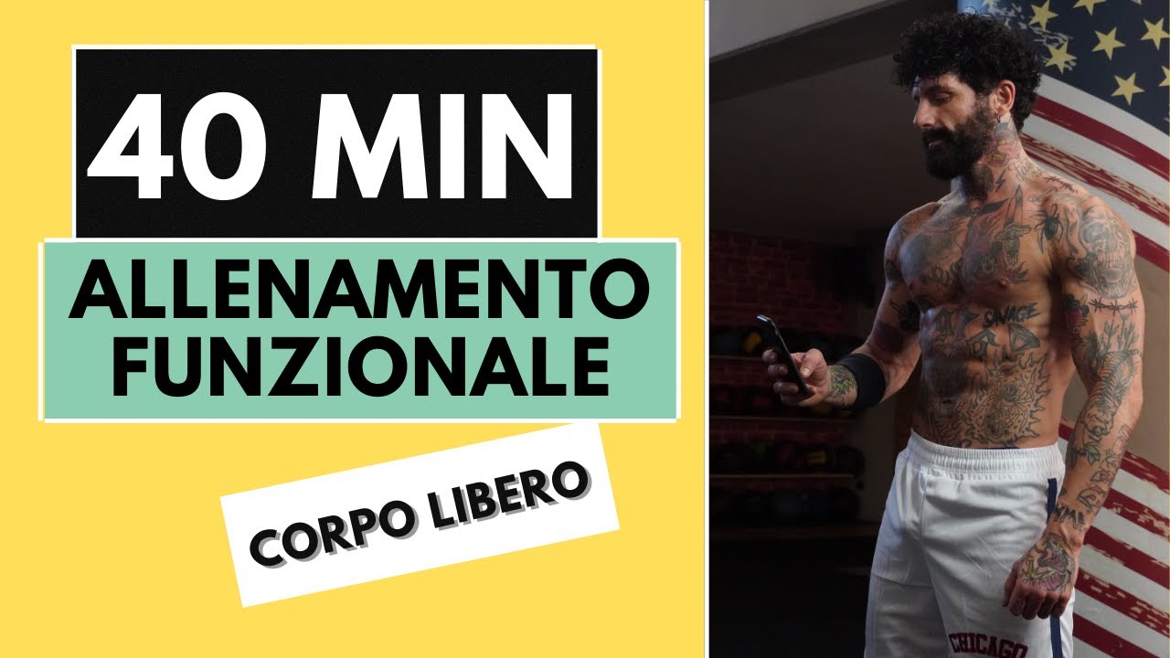 40 MINUTI DI ALLENAMENTO FUNZIONALE CON ALESSANDRO SPORTSAVETHELIFE