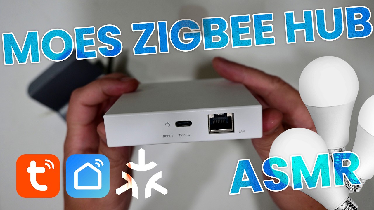 🔴 MOES Matter ZigBee Gateway & Smart Bulb | ASMR