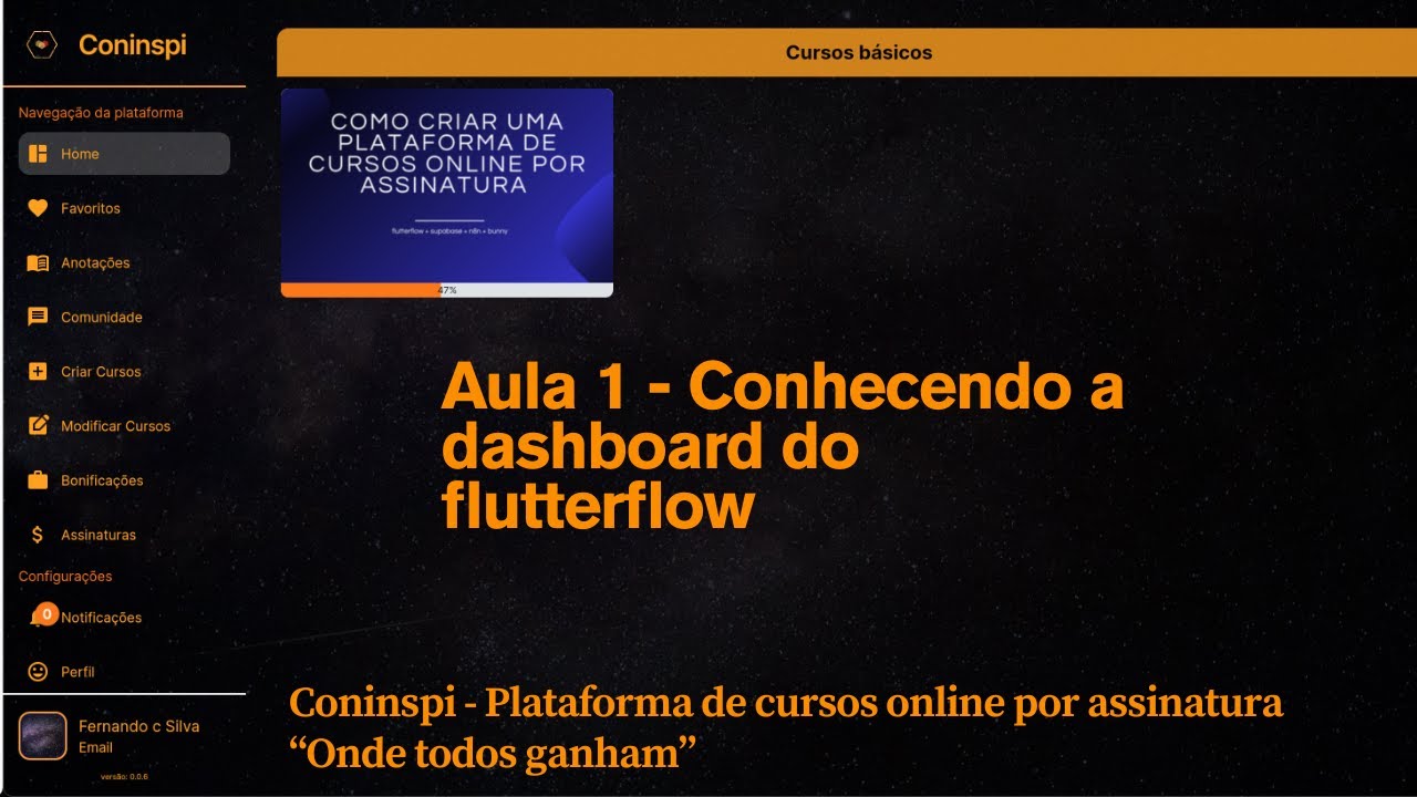 Aula 1   Conhecendo a dashboard do flutterflow