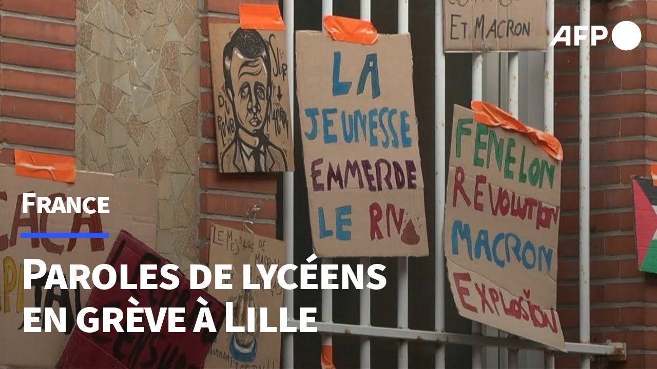 Journée de mobilisation: blocage d'un lycée à Lille | AFP