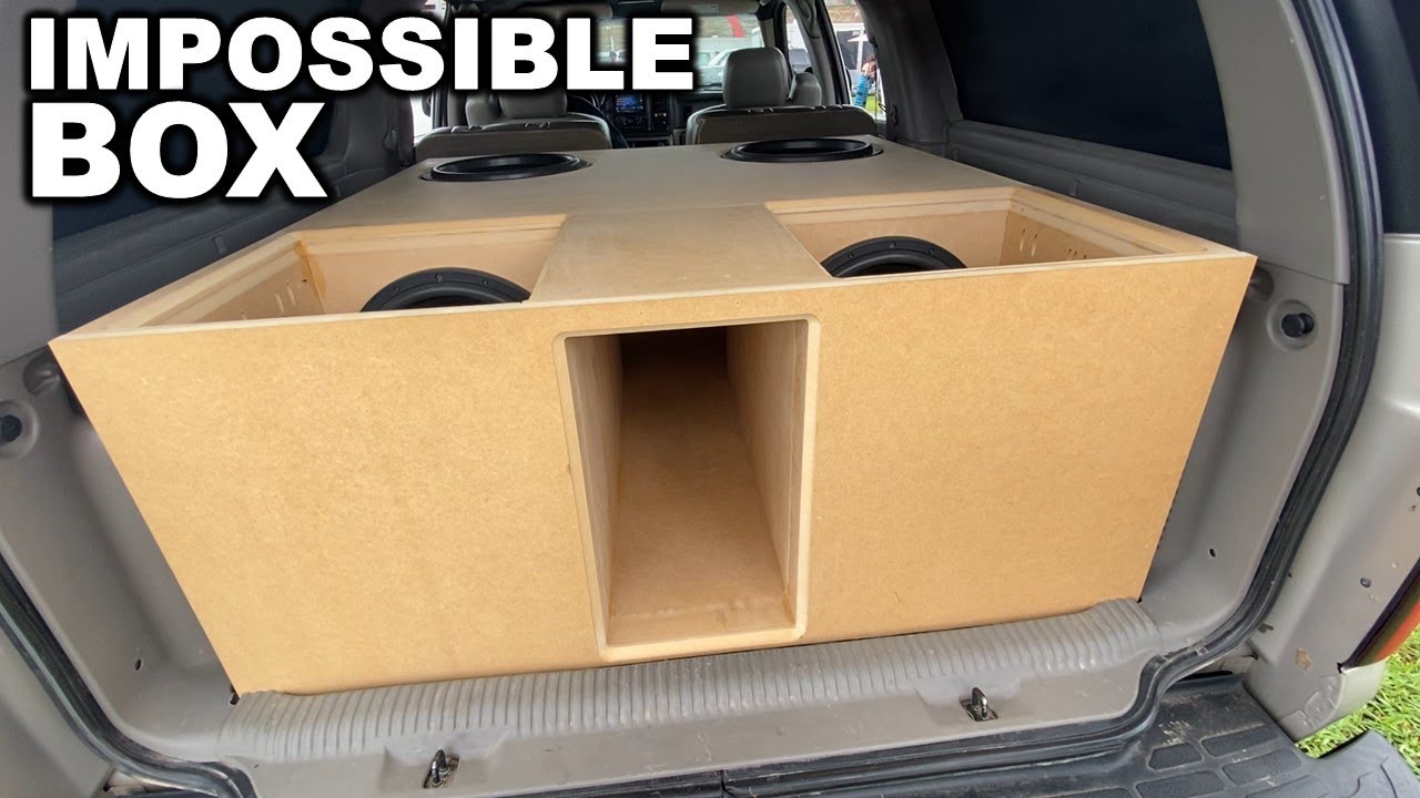 NEVER SEEN SUBWOOFER BOX LIKE THIS SOUNDS AMAZING!