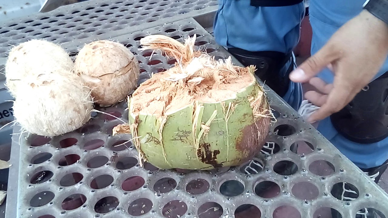 Como pelar un coco fácil y sin esfuerzo excesivo