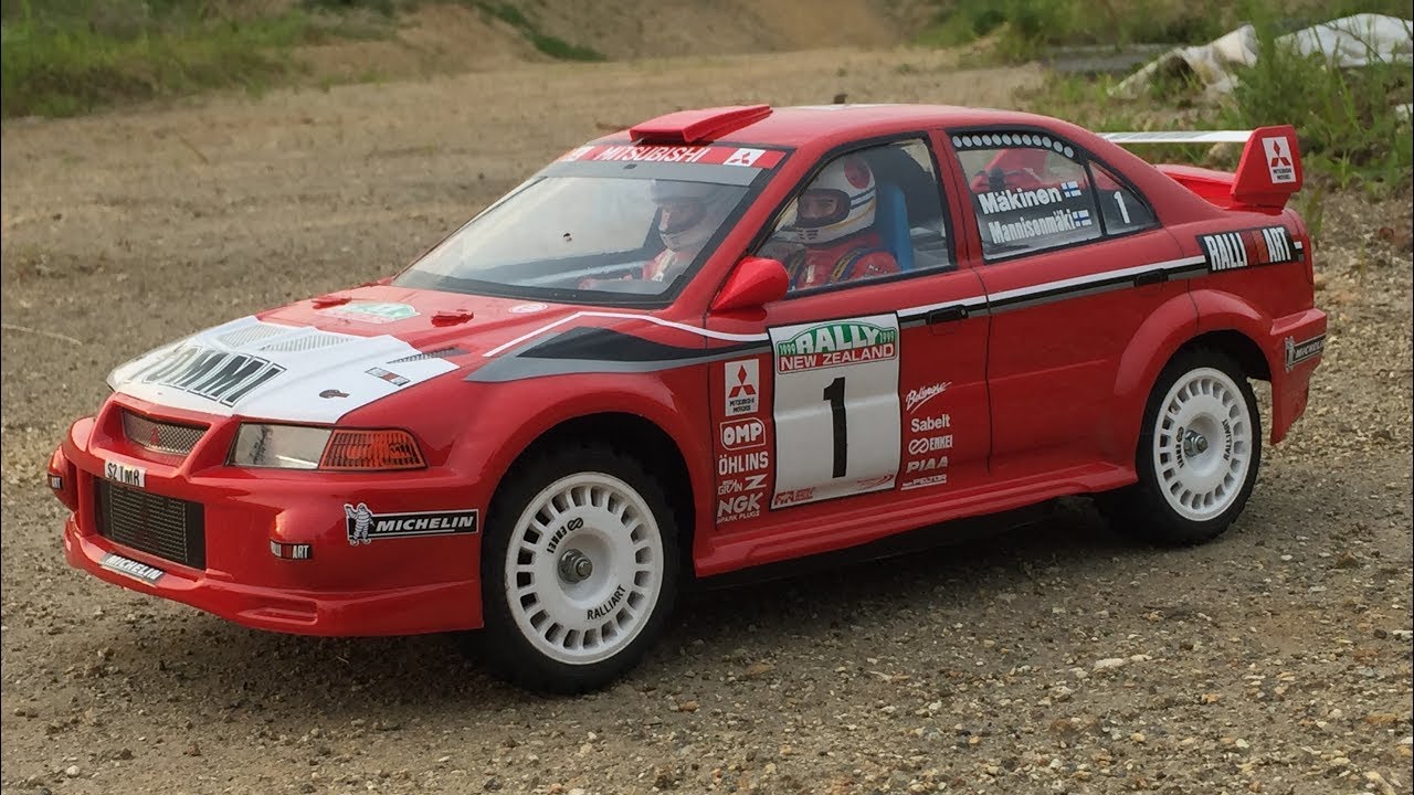 TAMIYA TT-01 TypeE rc rally car MITSUBISHI evo6