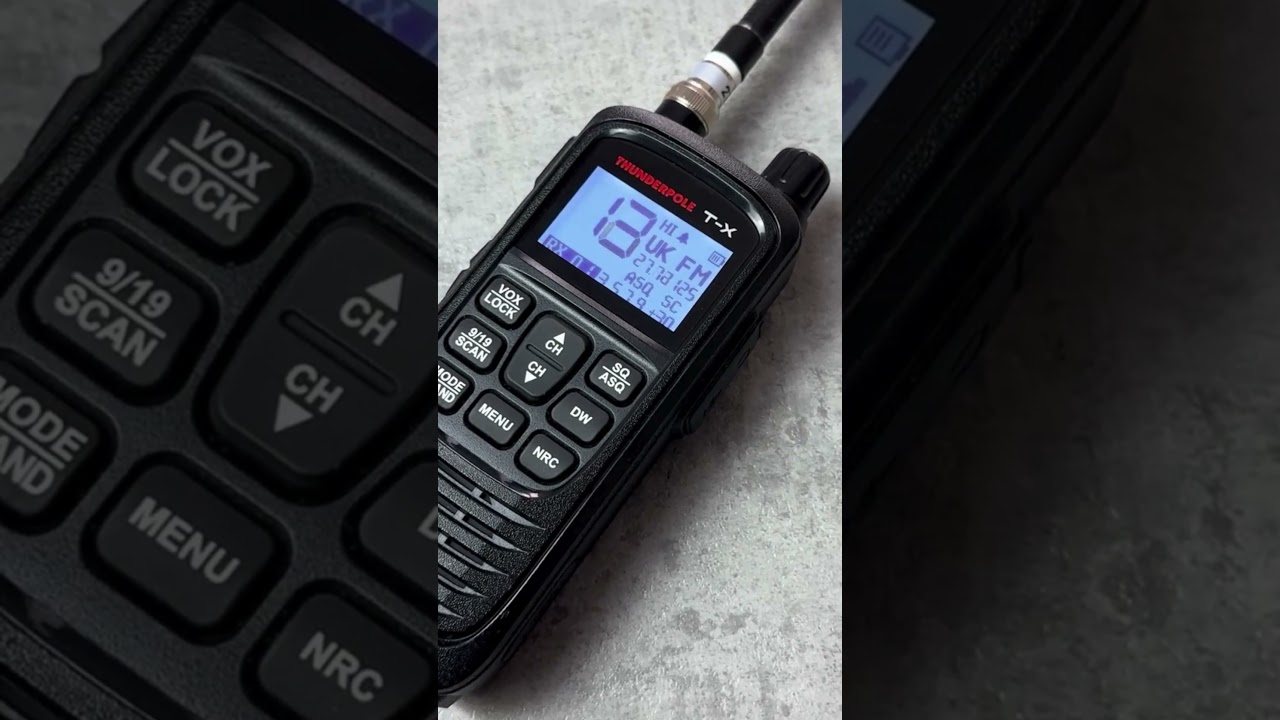 Thunderpole T-X CB Radio |  Next generation of portable CB Radio 😍  