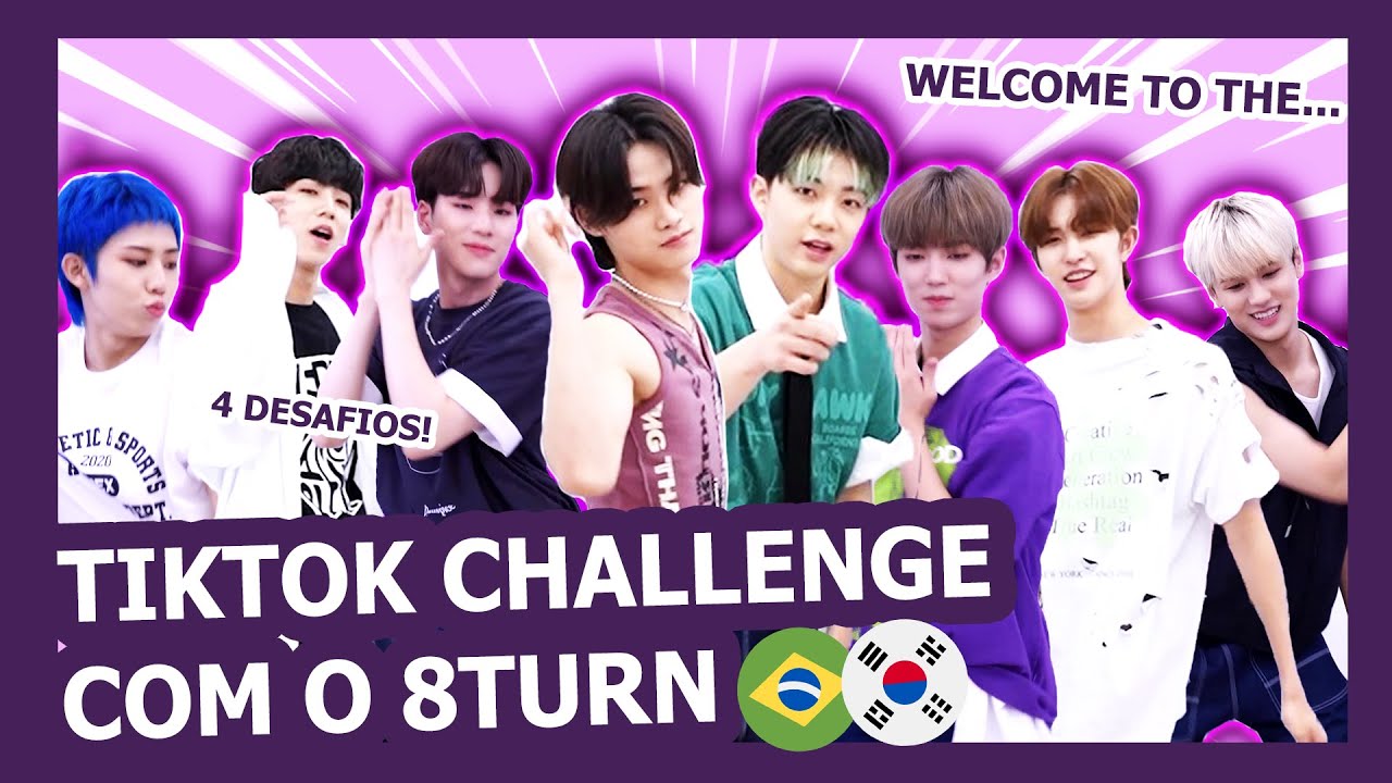IDOLS COREANOS DANÇAM TIKTOKS BRASILEIROS feat 8TURN