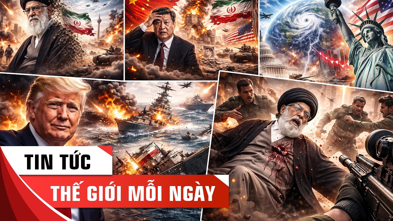 TIN NÓNG 3/3: DIỄN BIẾN NÓNG TỪNG GIỜ TRÊN IRAN - ISRAEL - MỸ