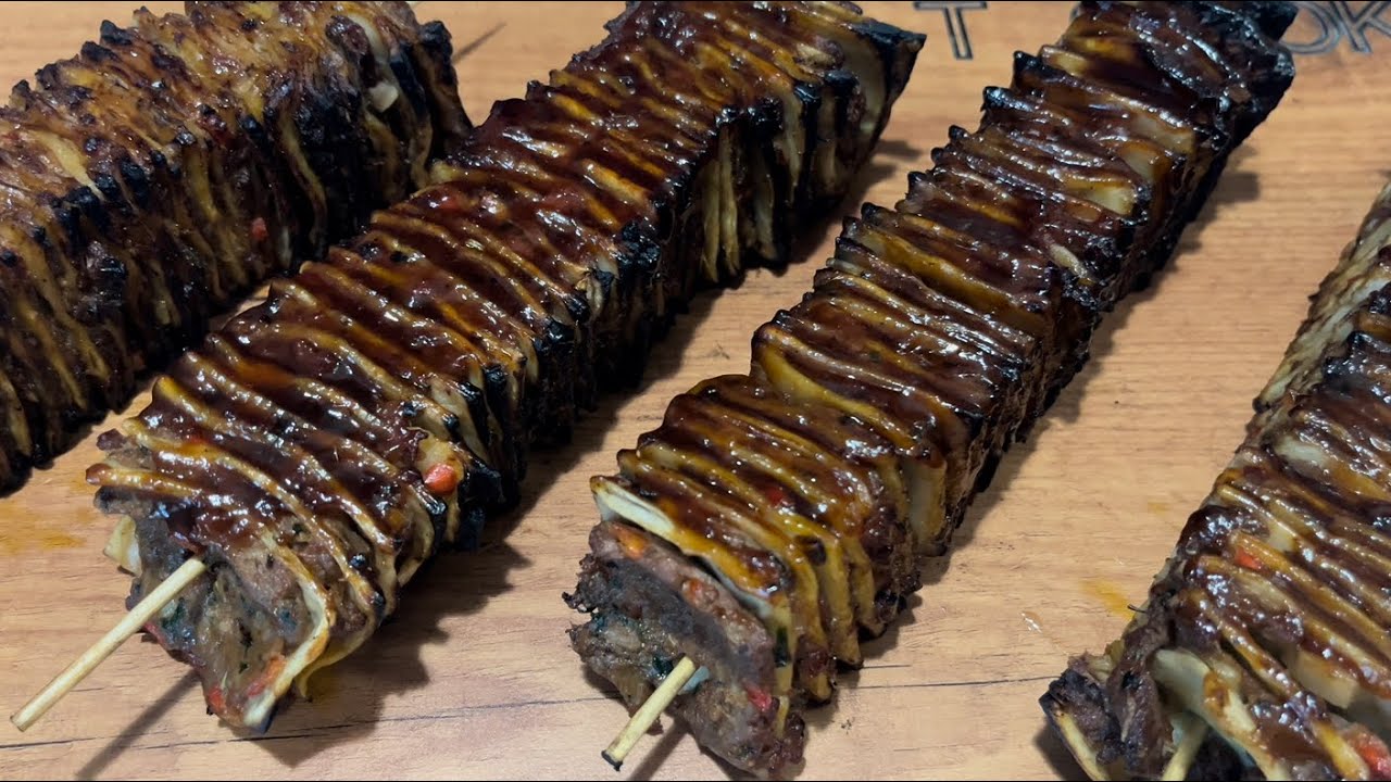 Mix, Smash & Stack Beef Kebabs