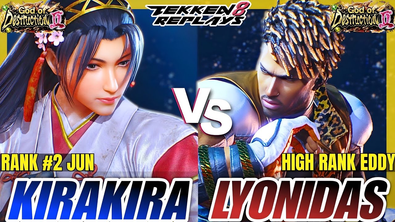 Tekken 8 - Kirakira (Jun) vs Lyonidas (Eddy) - Epic Ranked Match